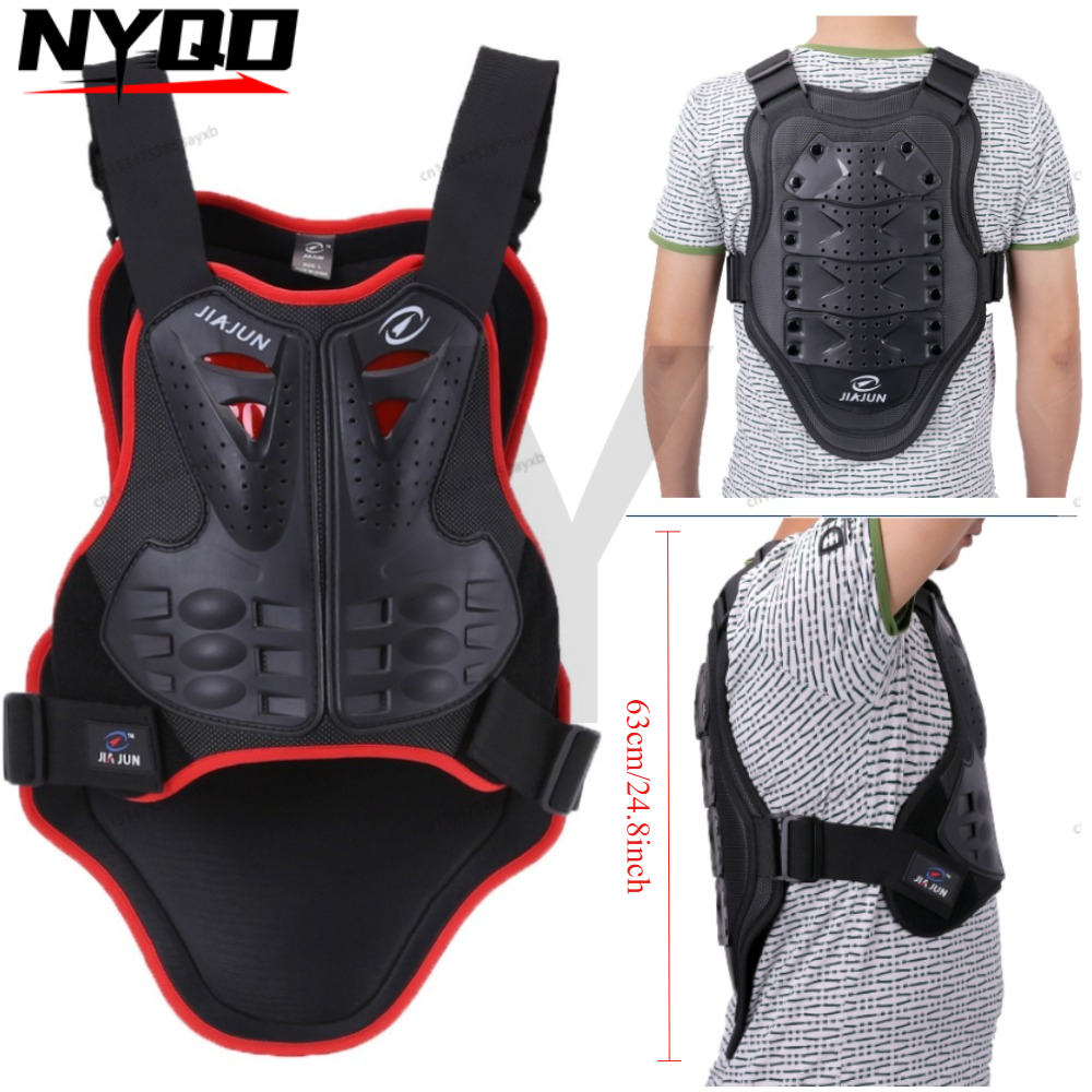 Motorcycle Gear Vest - Chest Back Protection Vest Outdoor Driving