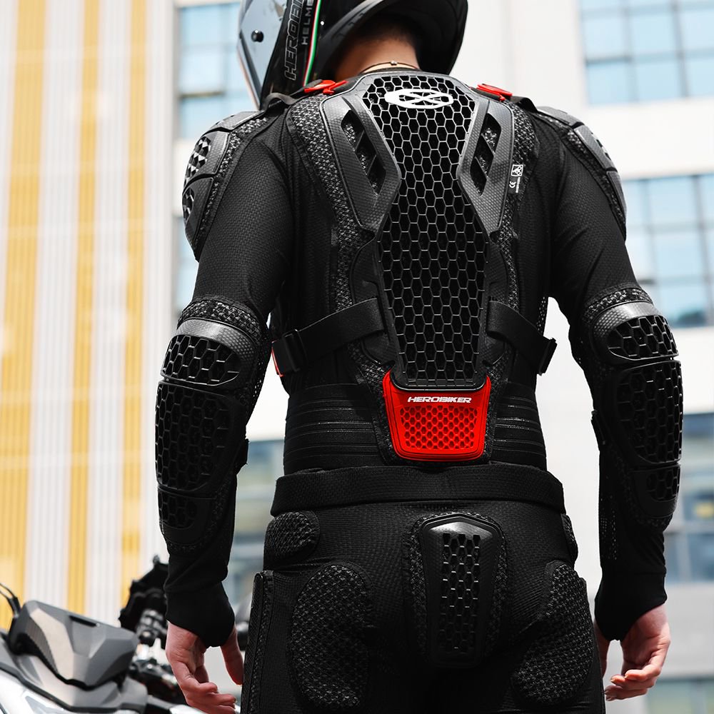 Gearx Motorcycle Jacket - Men Motorcycle Full Body Armor Summer