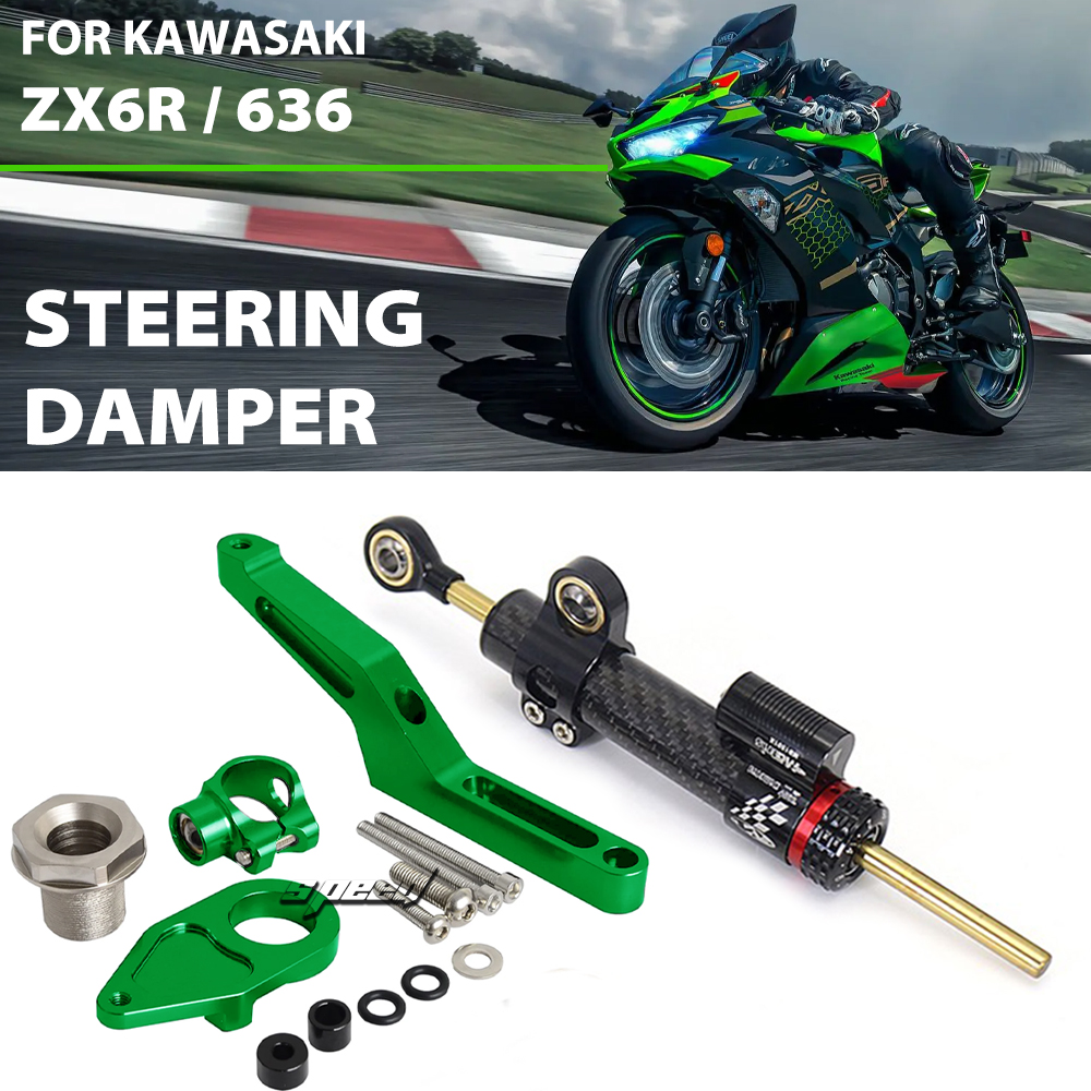 ZX-6R 2024 Steering Dampers Mo – обзор и цена Motorcycle Gear Airbag