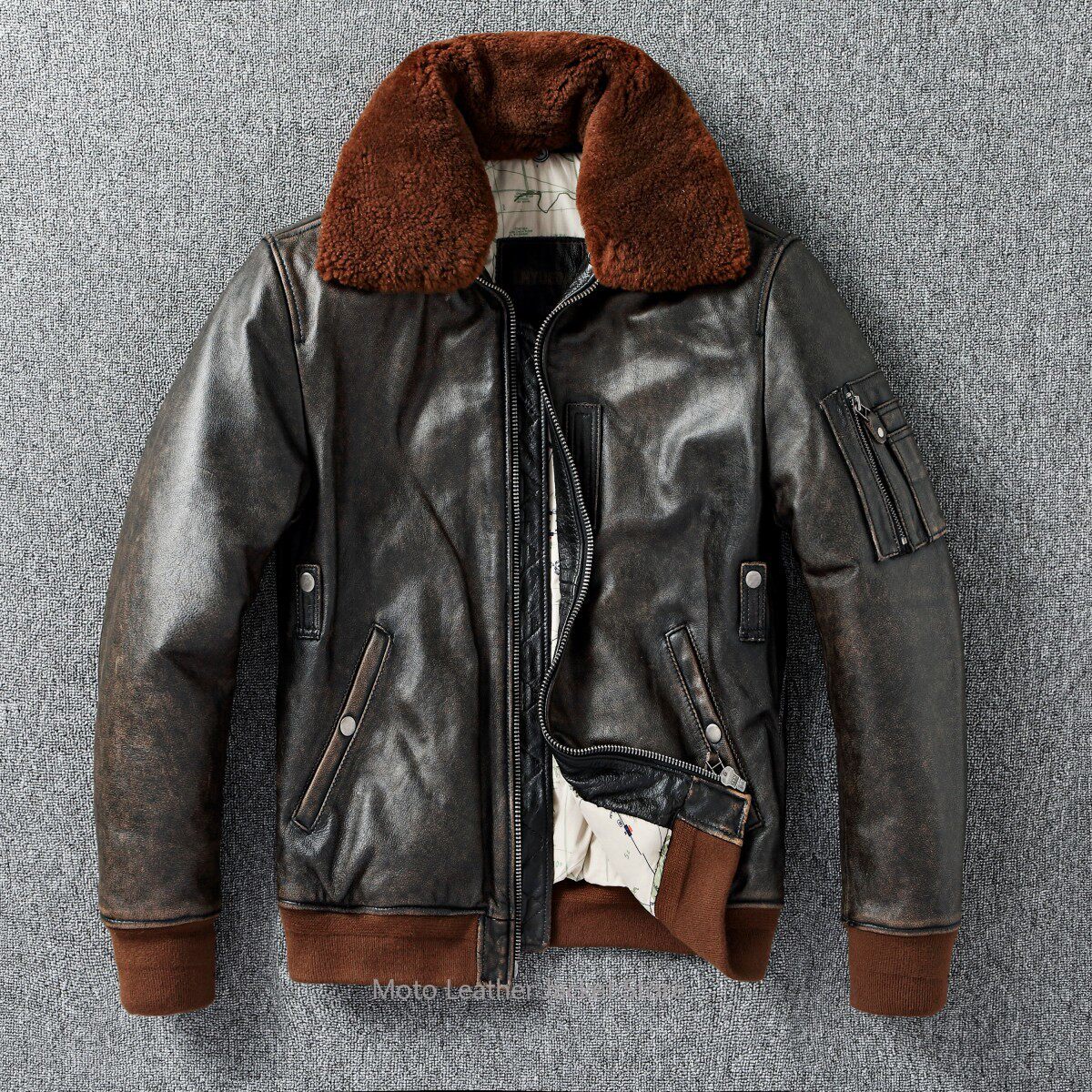 B-15 Flight Jacket Quilted Gen – обзор и цена Riding Jacket Leather