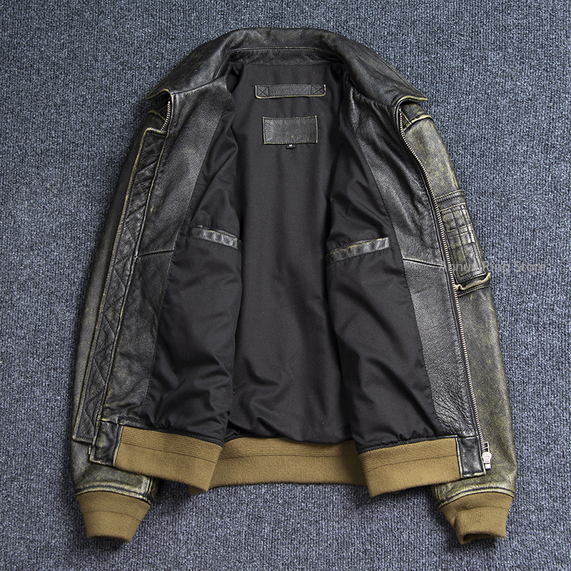 Bomber 45P Genuine Leather Jac – обзор и цена Riding Jacket Leather