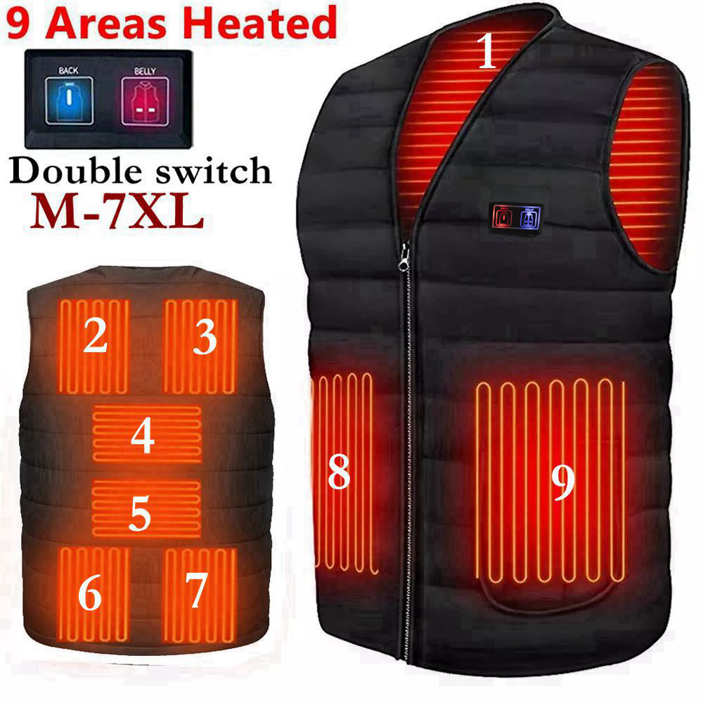 Men Motorcycle Rider Heated Ve – обзор и цена Motorcycle Gear Vest