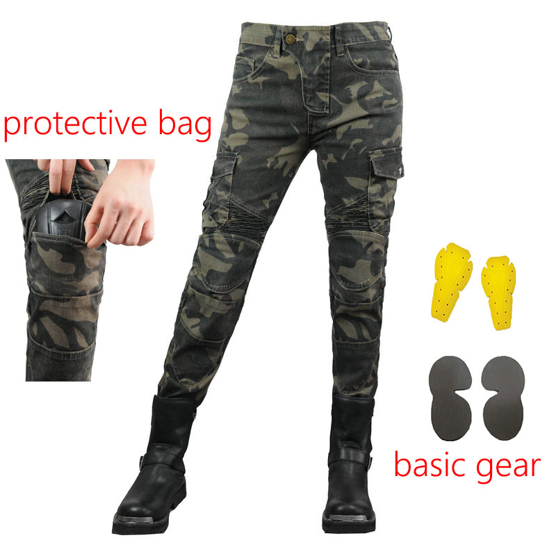 Women Jeans Camouflage Motorcy – обзор и цена Motorcycle Gear Testing