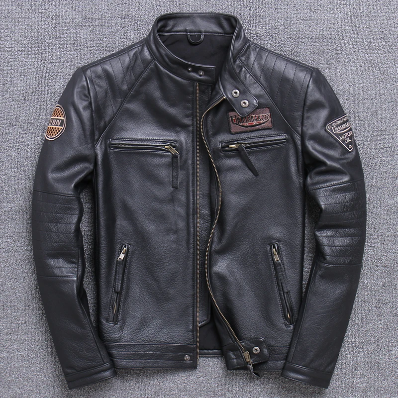 Fashion Biker Jackets Vintage  – обзор и цена Riding Jacket Leather