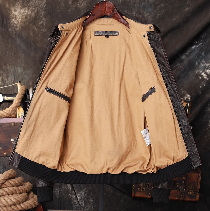 Bomber A2 Pilot Genuine Leathe – обзор и цена Riding Jacket Leather
