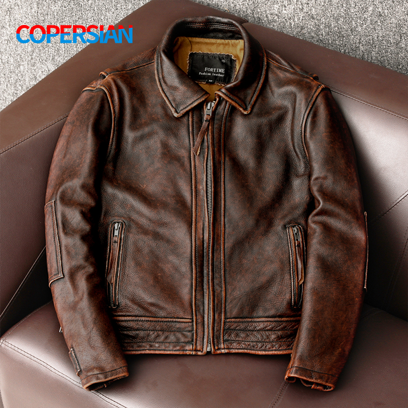 2023New Men Leather  Jacket  S – обзор и цена Riding Jacket Leather