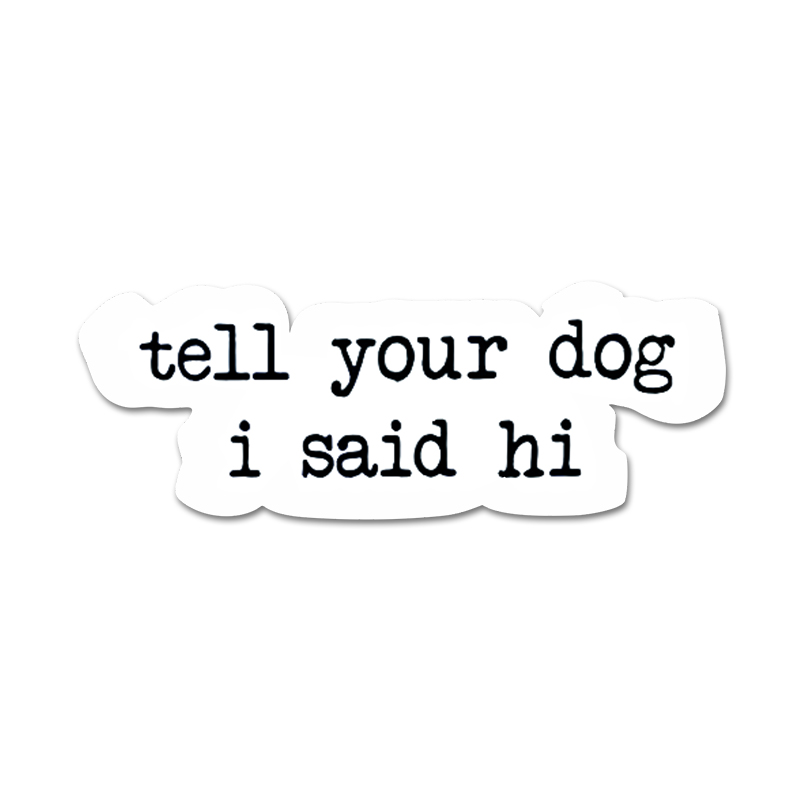 Creative text stickers tell yo – обзор и цена Motorcycle Gear For Dogs