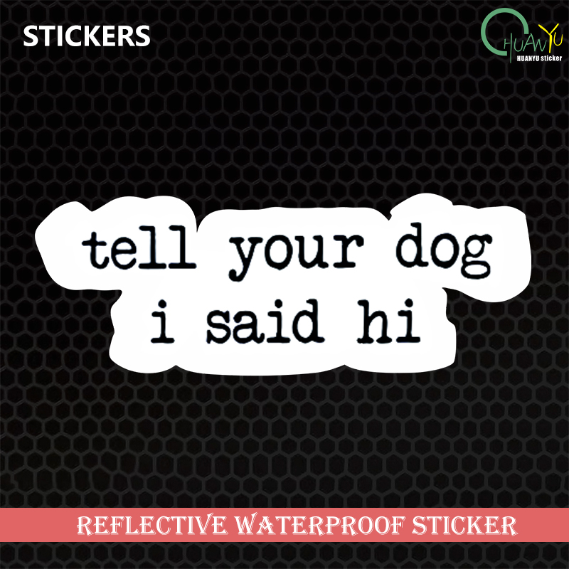 Creative text stickers tell yo – обзор и цена Motorcycle Gear For Dogs