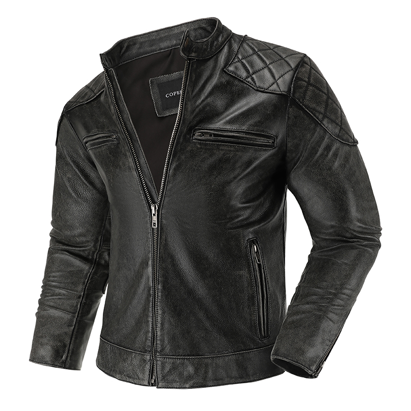 Retro Leather Jacket Motorcycl – обзор и цена Riding Jacket Leather