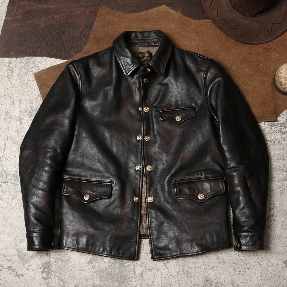 YR!Free shipping.Men Deep brow – обзор и цена Riding Jacket Leather