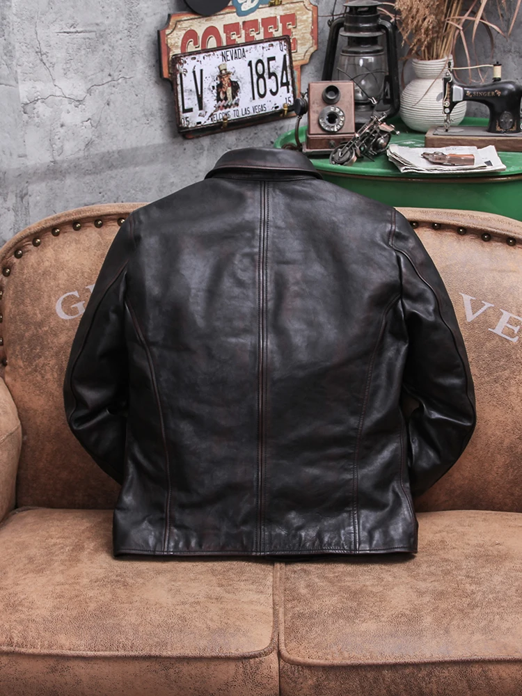 YR!Free shipping.Men Deep brow – обзор и цена Riding Jacket Leather