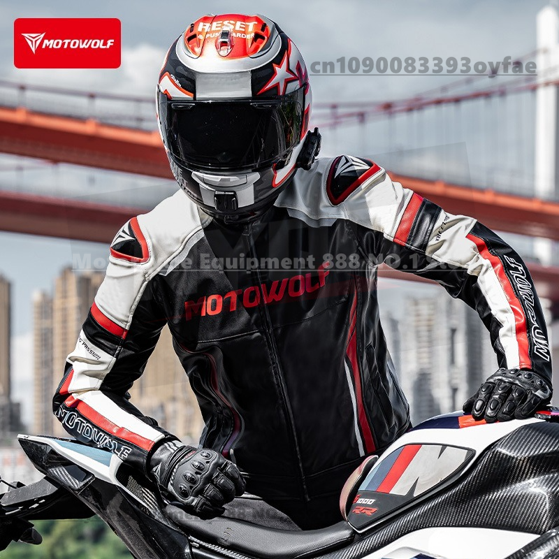 MOTOWOLF Motorcycle Riding Lea – обзор и цена Riding Jacket Leather