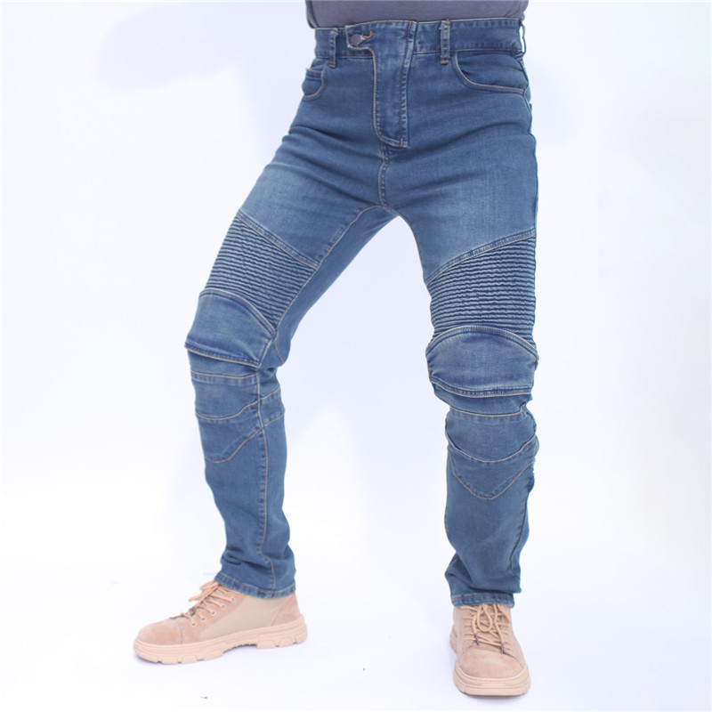 Men Jeans Embroidery Motorcycl – обзор и цена Motorcycle Gear Testing
