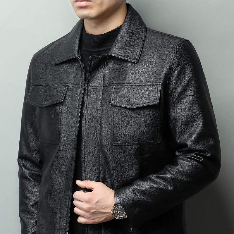 Vintage Brown Cowhide Leather  – обзор и цена Riding Jacket Leather